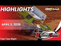 Williams Grove Speedway Fast Tees Night April 3 2026 HIGHLIGHTS