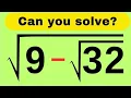 Germany A Very Nice Square Root Algebra Problem Maths Olympiad Can You Solve This