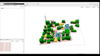 Agent based simulation in GAMA - Eart uake pedestrian evacuation in a city