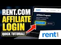 How to login to Rent com affiliate program for tenant signups - Quick Tutorial