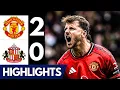 Download Lagu EXTENDED HIGHLIGHTS - Man Utd vs Sunderland 2-0 | Premier League - Šeško \u0026 Mount Goals - United Sun