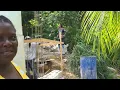 First day on the job laying blocks | getting the building out of the dirt | Quick Update 