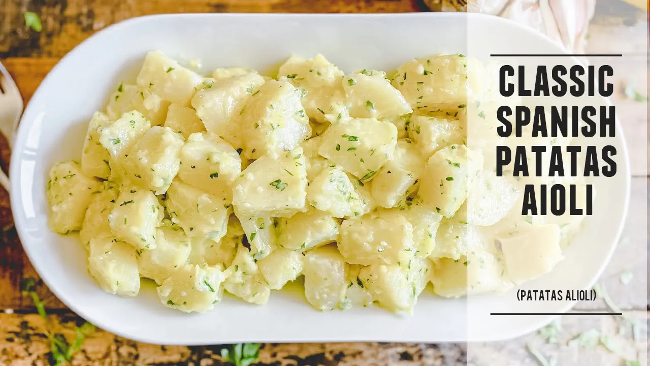 Classic Spanish Potatoes with Aioli   A Tapas Dish from the Heavens