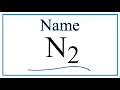 How to Write the Name for N2