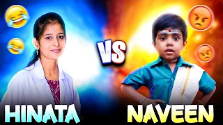 😭என்னா அடி !! NAVEEN vs HINATA | 1 VS 1 | PVS REACTION |10,000💎Diamond Challenge || Free Fire India
