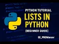 Python Lists Tutorial for Beginners Create Access Modify Sort Part 1