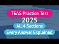 TEAS 7 Practice Test 2025 Full-Length ATI TEAS Exam Prep with Detailed Explanations
