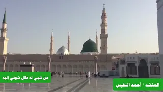 حن قلبه له   طال شوقي إليه    المنشد أحمد النفيس دندنها