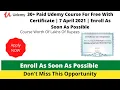 30 Paid Udemy Course For Free With Certificate 7 April 2021 Enroll As Soon As Possible