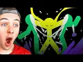 Lagu Reacting to COSMIC NIRVANA Stickman Animation!