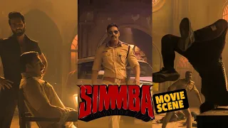 ajay devgn and ranveer ka solid action simmba movie scene