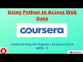 Understanding the Request Response Cycle in python in python to access web data