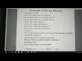 String module Part 1