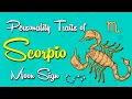 Personality Traits of the SCORPIO Moon Sign