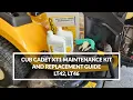 Cub Cadet XT1 Maintenance Kit and Replacement Guide LT42 LT46