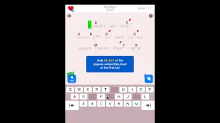 Cryptogram The Solution For Level 121 - Step by Step Word Brain Puzzle