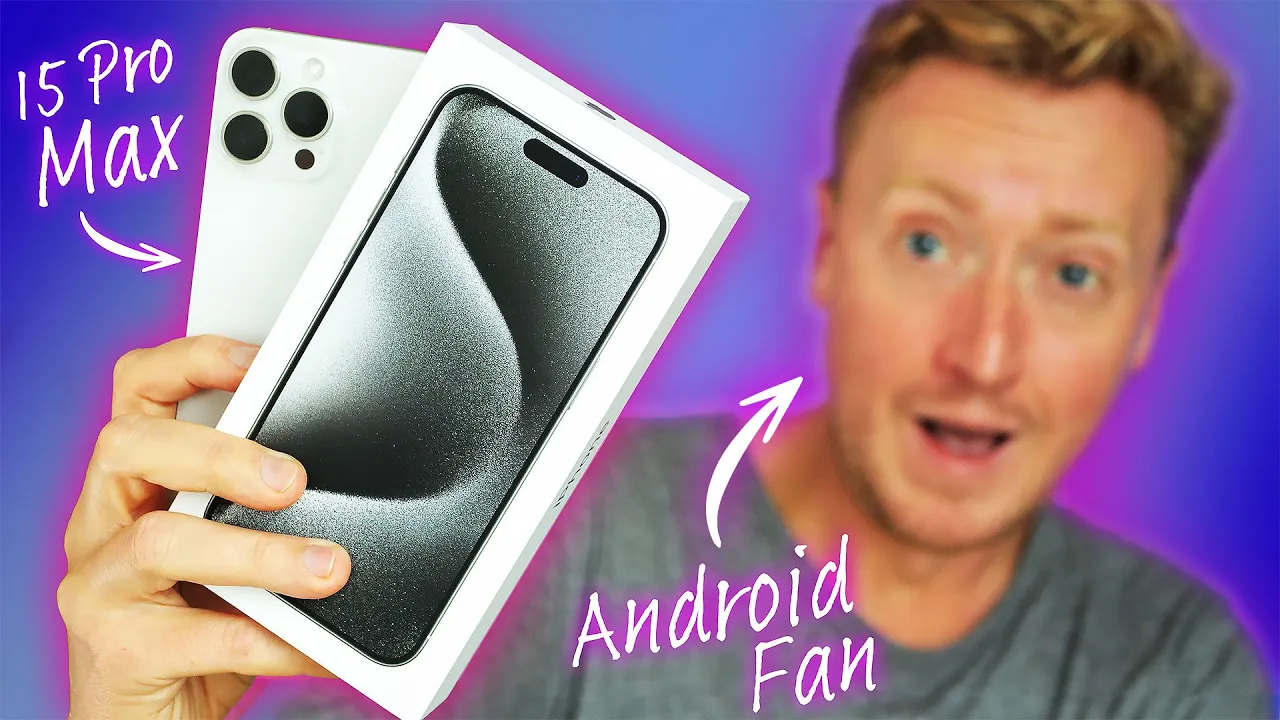 I switched to iPhone 15 Pro Max as an Android fan ????