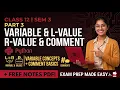 Basics of Python Part 3 Variables Comments Explained Class 12 Semester 3 COMS COMA