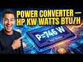 Power Converter HP kW Watts Calculator How to Use It Engineering Tool