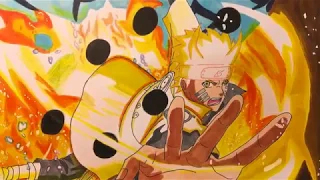 drawing naruto sage of the six paths magnetic rasengan