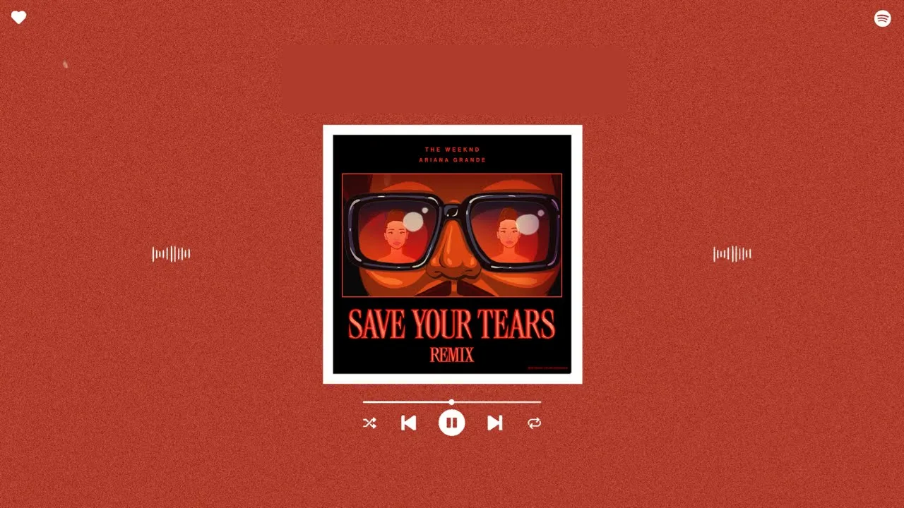 the weeknd ft. ariana grande - save your tears (sped up & reverb)