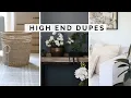 HOMEGOODS VS THRIFT STORE DIY HIGH END DUPES HOME DECOR BUDGET FRIENDLY AESTHETIC