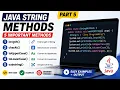 Java String Methods in Hindi 5 Important String Methods with Examples Java Tutorial