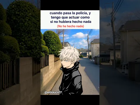 Actuando como si no pasara nada 🤑 #jujutsukaisen #jujutsu #gojo #anime #viralshorts #shorts