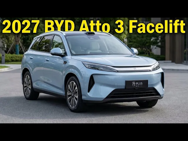 2027 BYD Atto 3 Facelift: Game-Changing RWD Platform and 450 HP Outed!