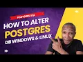 How To Alter Database Name