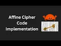 The Affine Cipher Explained Rust Implementation