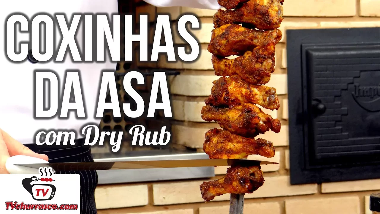 COMO FAZER COXINHAS DA ASA COM DRY RUB TV CHURRASCO