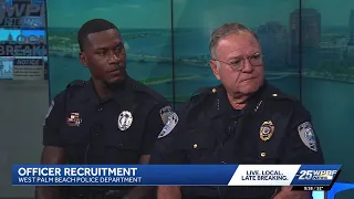 50 openings at the West Palm Beach Police Department