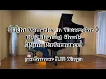 《Eight Memories in Watercolor》OP 7.Floating Clouds（Piano Performance）Performer：LIU Xinyu