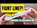Evaporation Line Or Positive Pregnancy What Does A Faint Line On A Pregnancy Test Mean