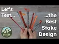 The Best Backpacking Tent Stake Design