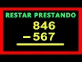 Restar Prestando de 3 cifras Como restar Prestando