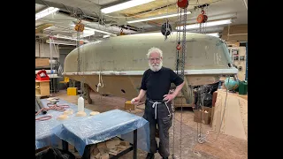 27 July 2023   Epoxying and Taping the inside.