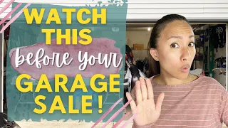 20 Tips For the BEST GARAGE SALE EVER How to Make Money Selling Your Used Junk - Garage Sale Tips