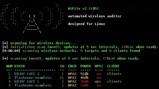 اختراق شبكة الويفاي باستخدام اداة Wifite الاغراض التعليمية فقط 