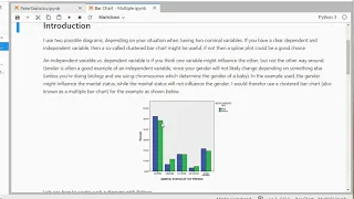 Python - Clustered Bar Chart