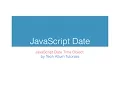 JavaScript Date Object Date Format - get date time in javascript