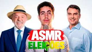 ASMR EM QUEM EU VOU VOTAR? - Lendo as propostas de Lula e Flávio Bolsonaro