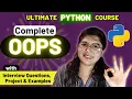 OOPs in One Shot Object Oriented Programming Ultimate Python Course