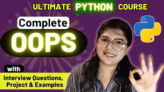 OOPs in One Shot Object Oriented Programming Ultimate Python Course