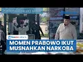 Momen Prabowo Pimpin Pemusnahan 214,84 Ton Narkoba Hasil Sitaan Polri, Didampingi Kapolri Sigit