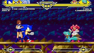 Sonic Me Arle Puyo Puyo MUGEN Survival Challenge 