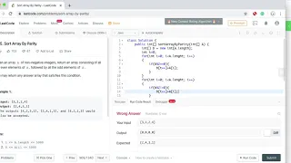 Leetcode - 905 Sort Array By Parity