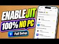 Enable JIT Without Computer on iOS StikDebug No PC Method