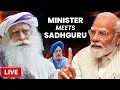 🔴LIVE | Union Minister Meets Sadhguru | Narendra Modi Vision EXPOSED!